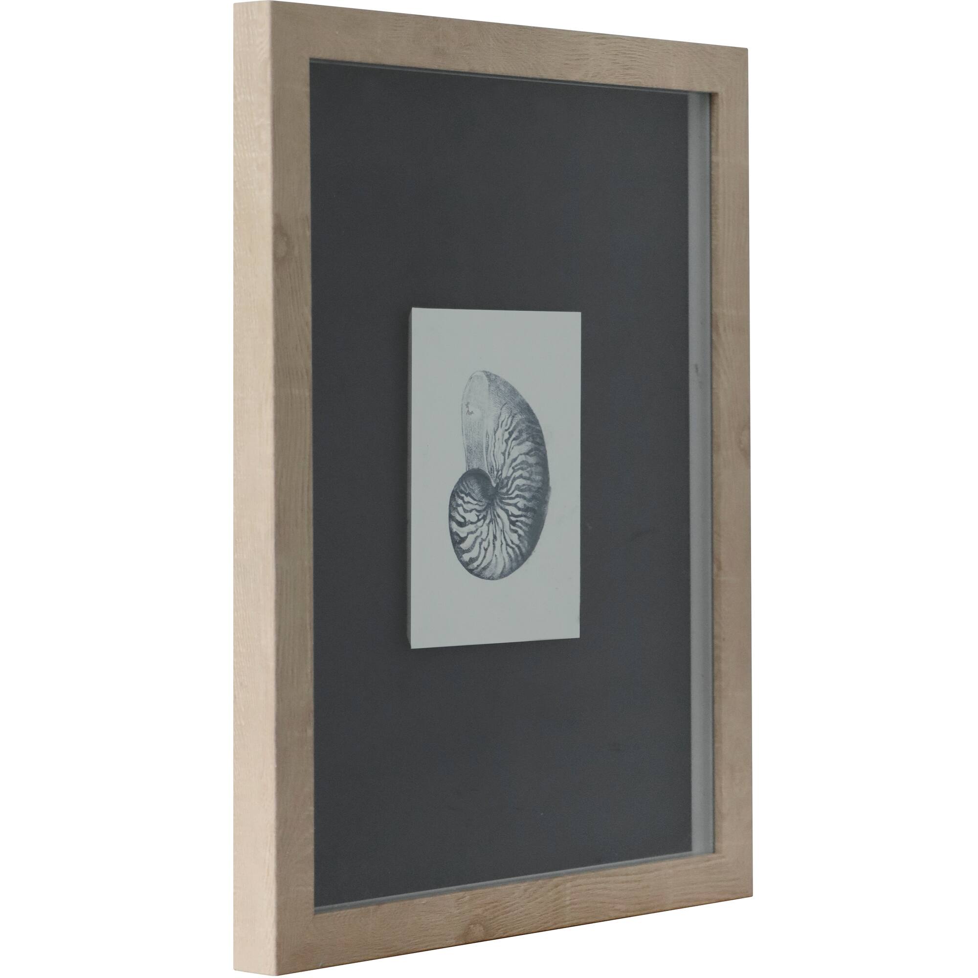 11" x 14" Blue Striped Shell Art Wall Décor by Ashland®